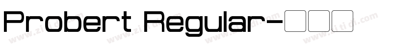 Probert Regular字体转换